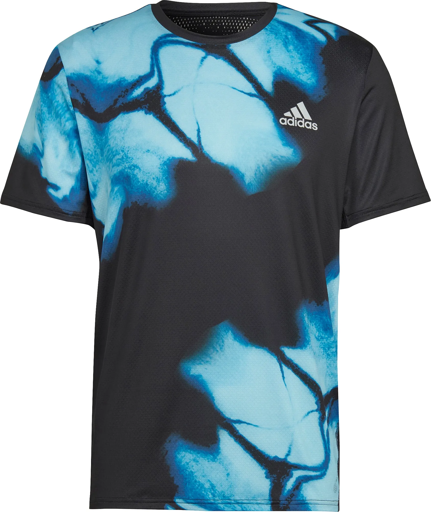 Buttery Soft Fabric adidas Fast Short Sleeve Mens Running Top - Black