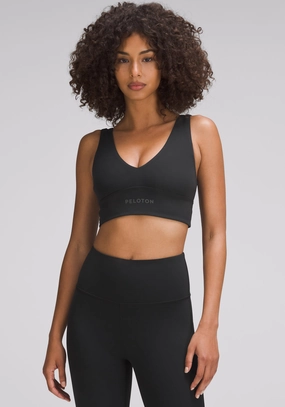 lululemon Align? V-Neck Bra | Light Support, C/D Cup Neutral athletic apparel Tasseled edges seams
