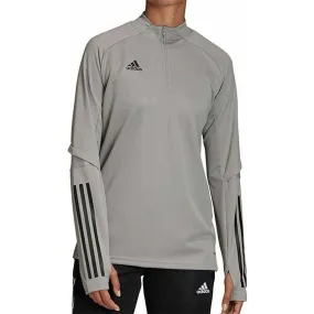 adidas Condivo 20 Half Zip Long Sleeve Womens Training Top - Grey Casual Vibes Active Lifestyle