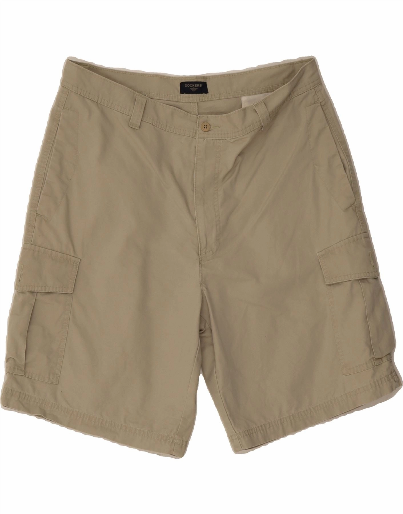 DOCKERS Mens Cargo Shorts W36 Large  Green Cotton Body Stretch Warehouse Work