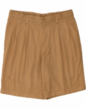 Quick Absorption Gothic style DOCKERS Mens Pegged Chino Shorts W34 Large Beige Polyester