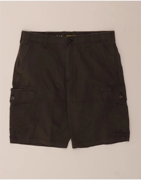 Outdoor Adventure Punk style LEE Mens Cargo Shorts W34 Large Grey Cotton