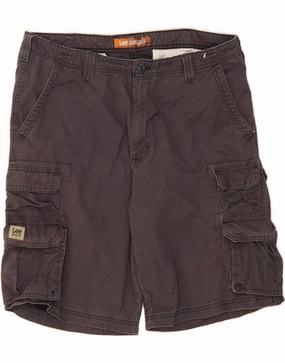 LEE Mens Cargo Shorts W38 XL Grey Cotton Breathable layers