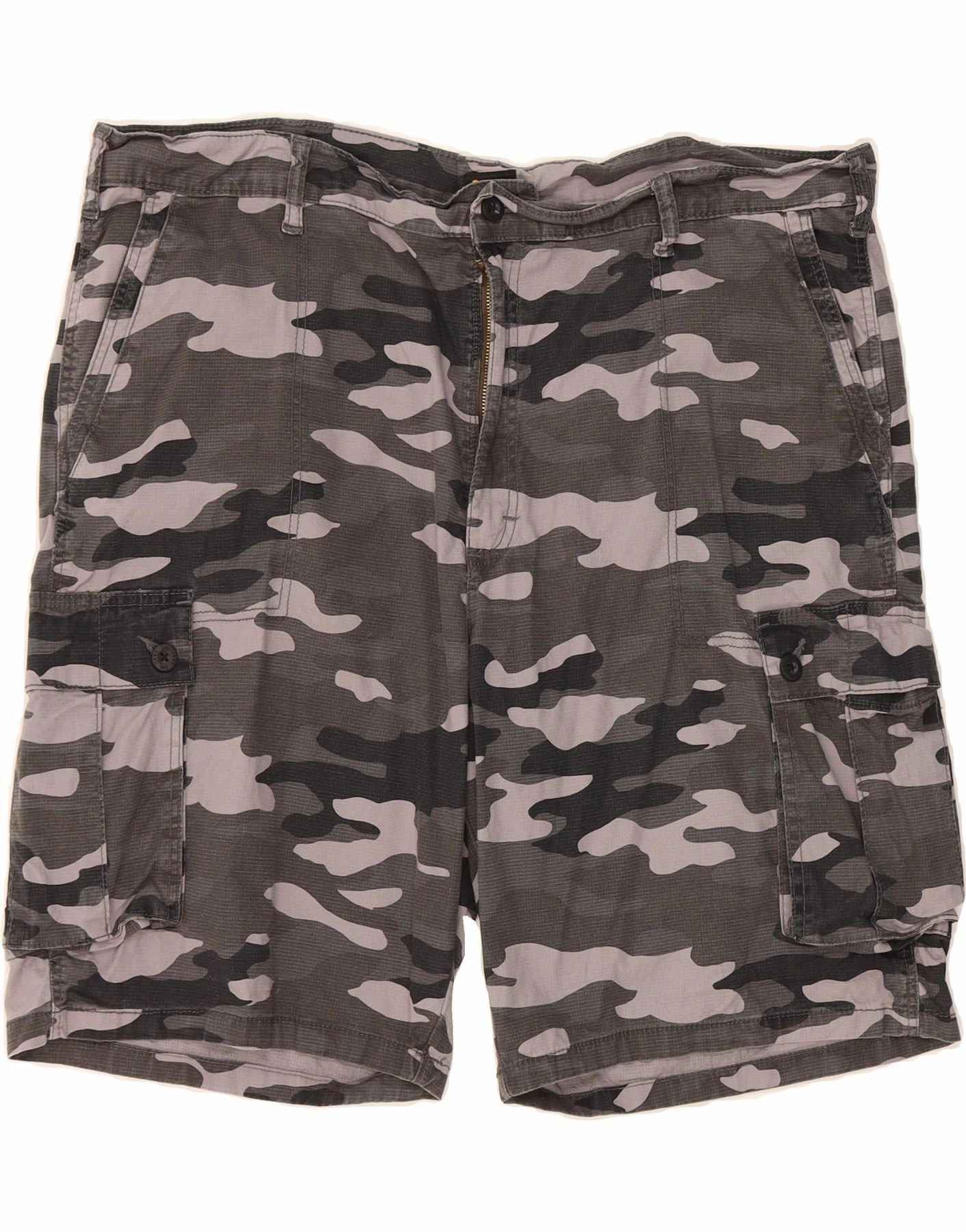 LEE Mens Cargo Shorts W44 2XL Grey Camouflage Cotton Tennis wear Cold Weather Gear