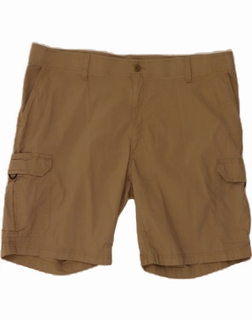 All Day Sleek Look LEE Mens Cargo Shorts W46 3XL Beige Cotton
