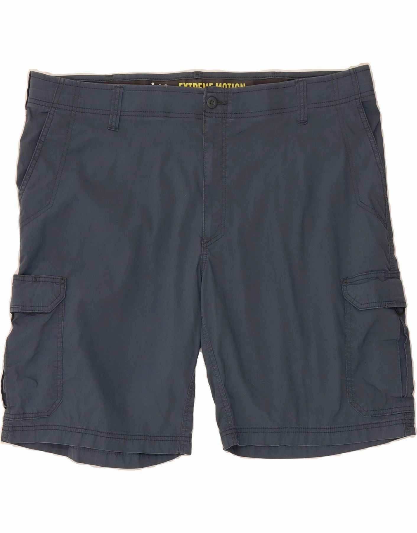 Retro Style LEE Mens Cargo Shorts W46 3XL Navy Blue Cotton