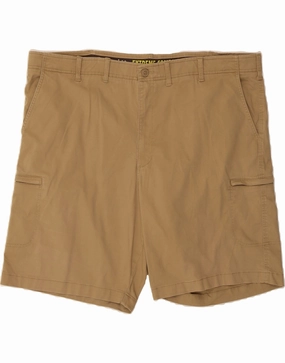 LEE Mens Cargo Shorts W48 4XL Beige Cotton Quick Adjust UPF Sun Protection