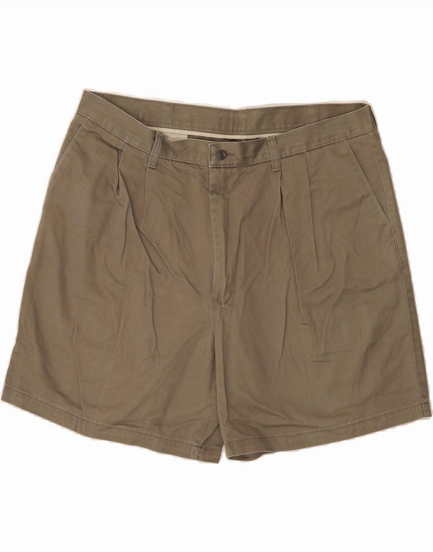 LEE Mens Chino Shorts W40 XL Grey Cotton swim shorts Anti - odor