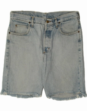high - rise LEE Mens Denim Shorts W36 Large  Blue