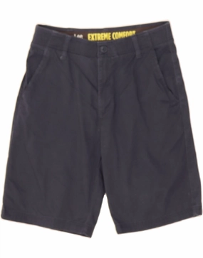Fastening Closure LEE Mens Extreme Comfort Chino Shorts W30 Medium Navy Blue Cotton