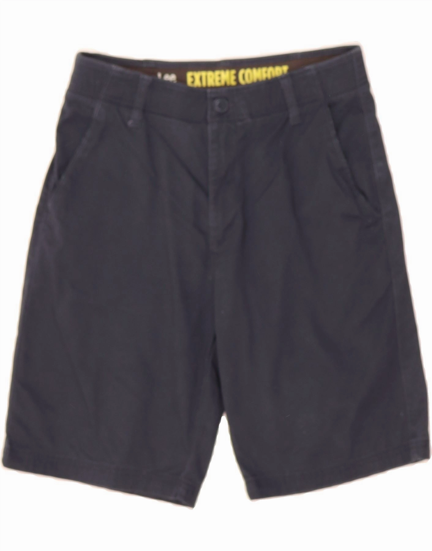 Fastening Closure LEE Mens Extreme Comfort Chino Shorts W30 Medium Navy Blue Cotton