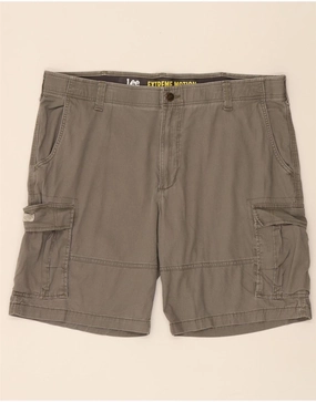 soft fit Quick Drying LEE Mens Extreme Motion Cargo Shorts W42 2XL Grey Cotton
