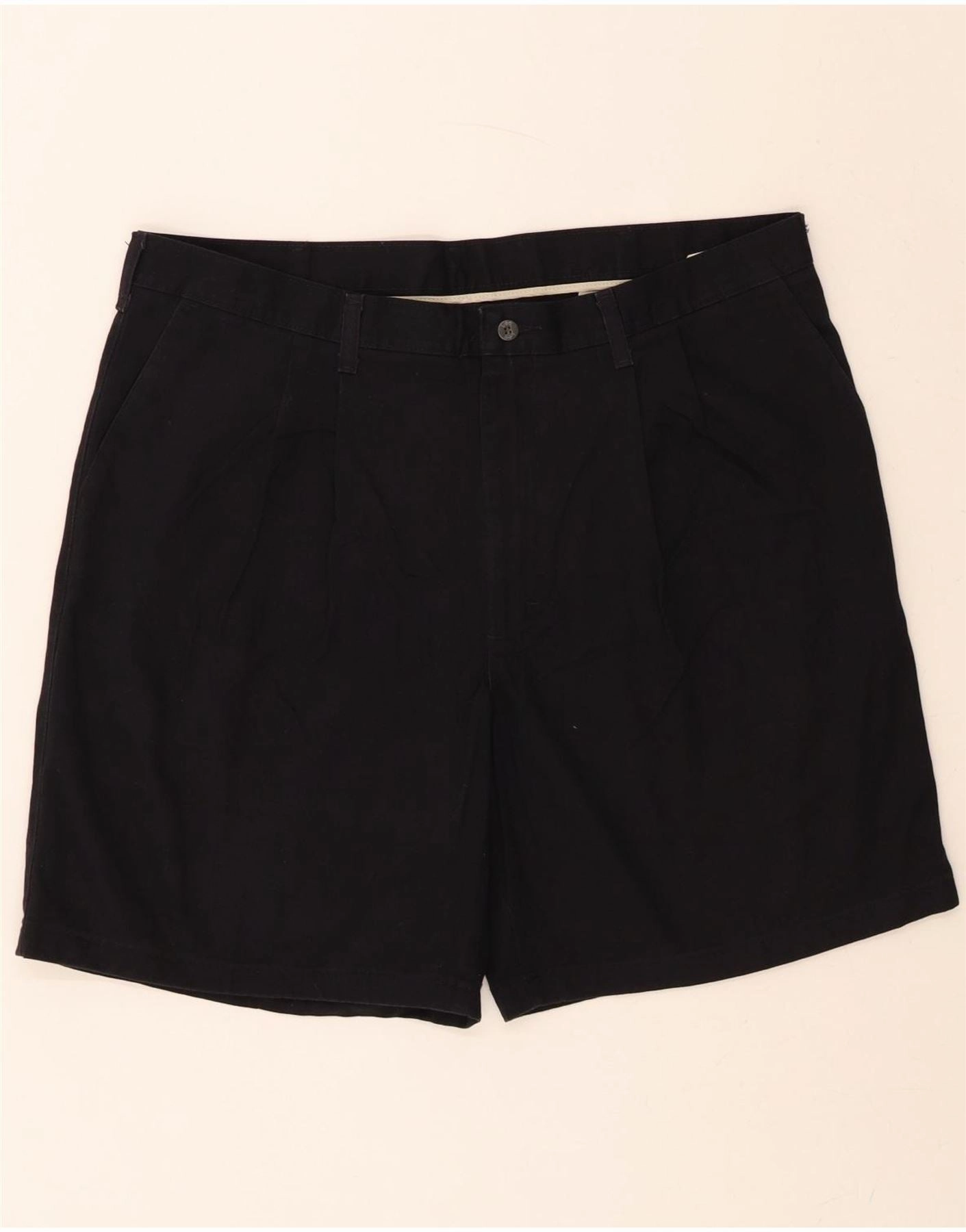 Quick Access Street Ready LEE Mens Pegged Chino Shorts W40 XL Black Cotton