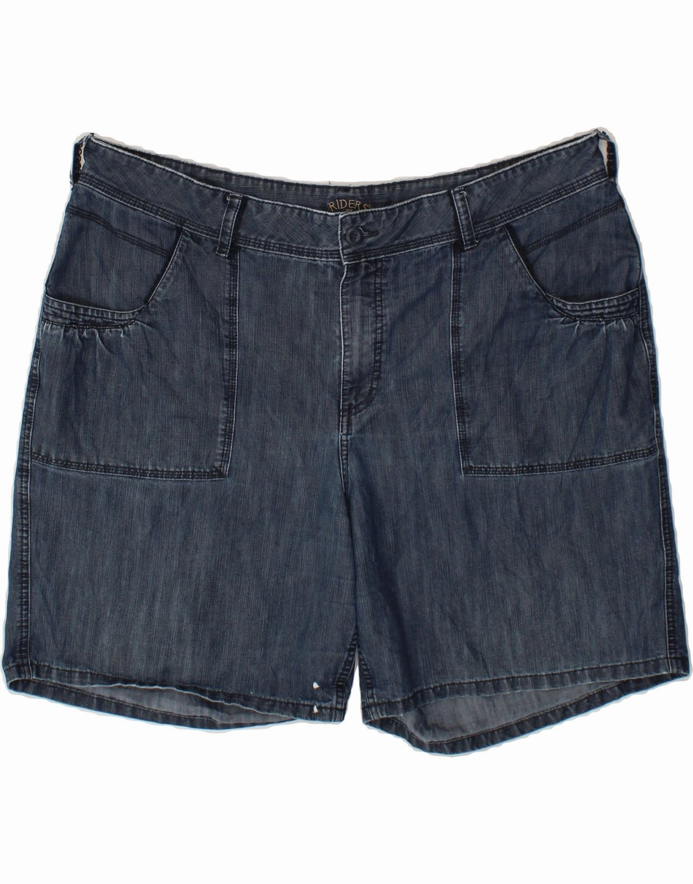 LEE Mens Riders Denim Shorts W44 2XL  Blue MultiPurposeUtility