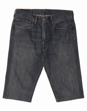 Sporty Performance shrink - resistant LEVI'S Mens 505 Denim Shorts W32 Medium Blue Cotton