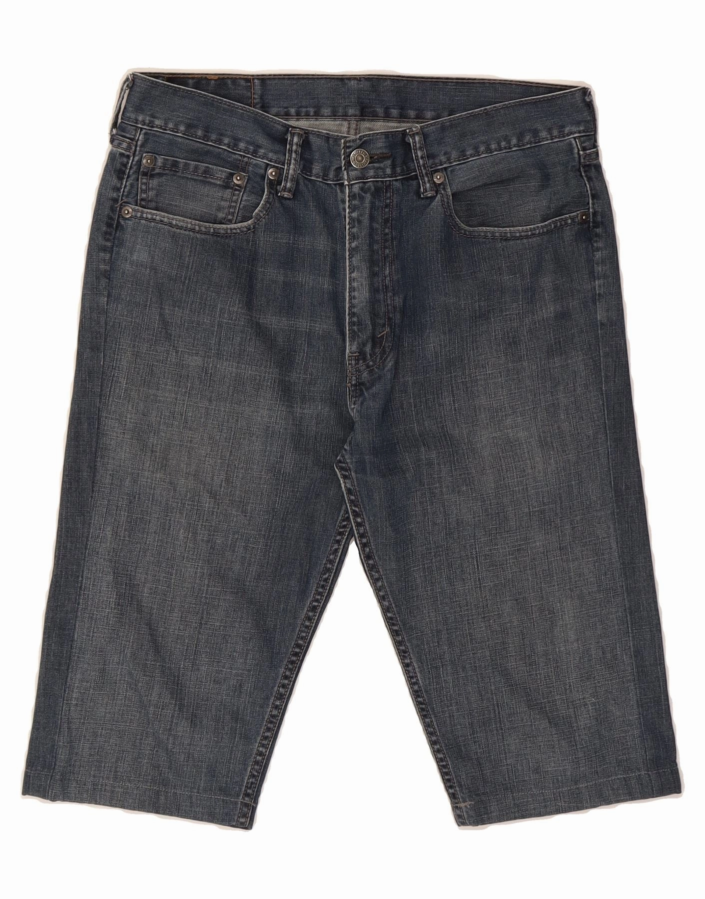 Sporty Performance shrink - resistant LEVI'S Mens 505 Denim Shorts W32 Medium Blue Cotton