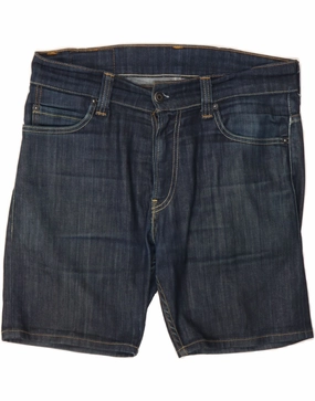 Sleek Look Lightweight Design LEVI'S Mens 506 Denim Shorts W33 Medium Navy Blue Cotton