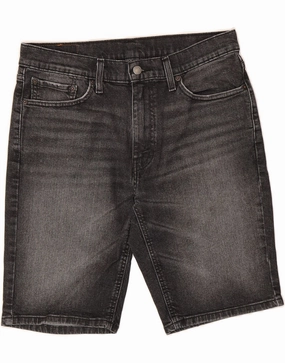 LEVI'S Mens 541 Denim Shorts W32 Medium Grey Cotton tie-dye look