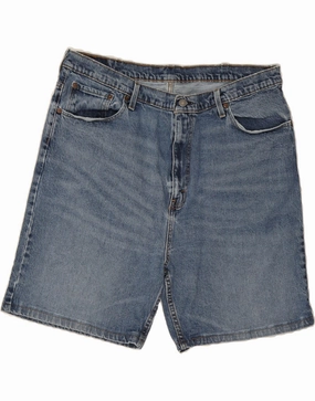 Motion Support LEVI'S Mens 569 Denim Shorts W40 XL Blue Cotton