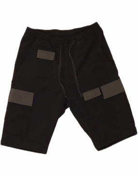 LEVI'S Mens Cargo Shorts Small W32  Black Polyester Day Out Effortless Fit