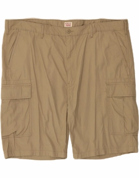 cool tones Street Mood LEVI'S Mens Cargo Shorts W50 4XL Beige Cotton