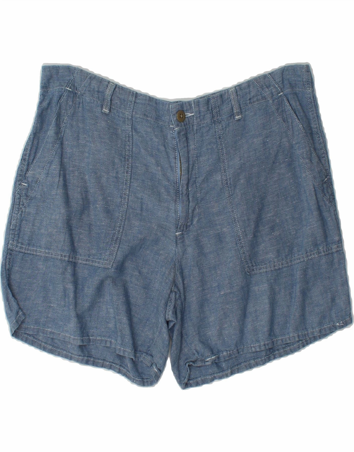 Chill Mood LEVI'S Mens Chino Shorts W33 Medium  Blue Cotton