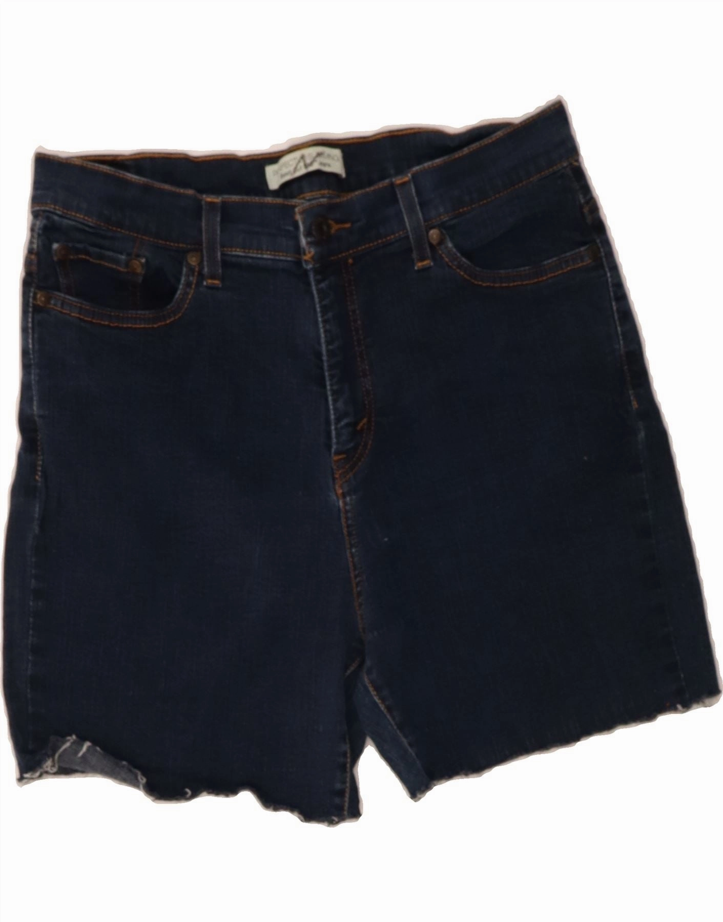 Move Flow Non Cling Material LEVI'S Mens Denim Shorts W30 Medium Navy Blue
