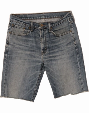 Light Fit LEVI'S Mens Denim Shorts W32 Medium Blue