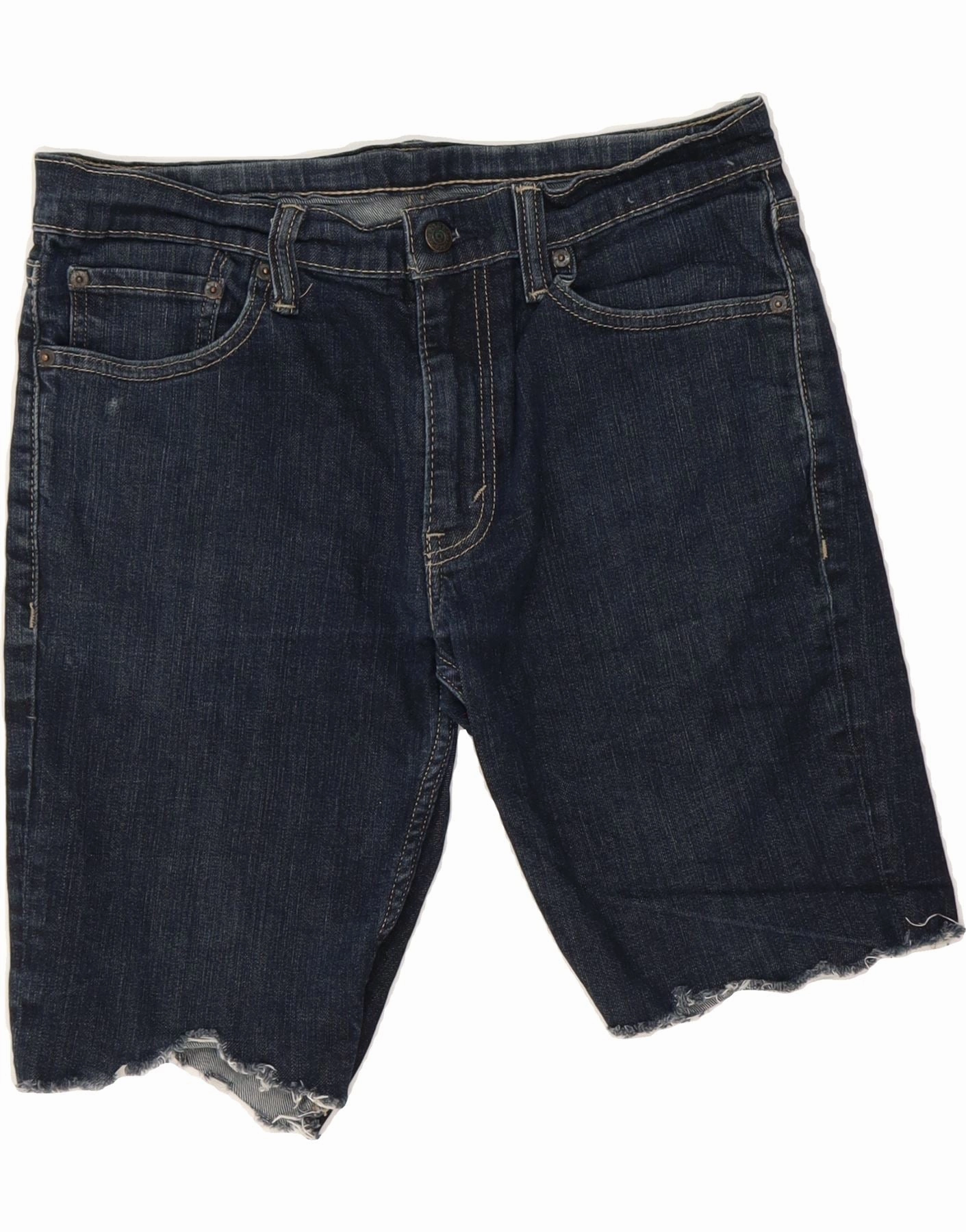 khaki shorts Movement Freedom LEVI'S Mens Denim Shorts W33 Medium Navy Blue Cotton