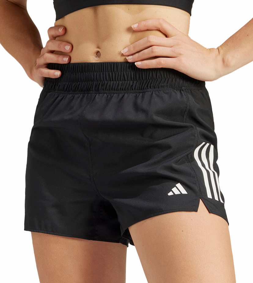 Non Cling Material adidas Own The Run 4 Inch Womens Running Shorts - Black