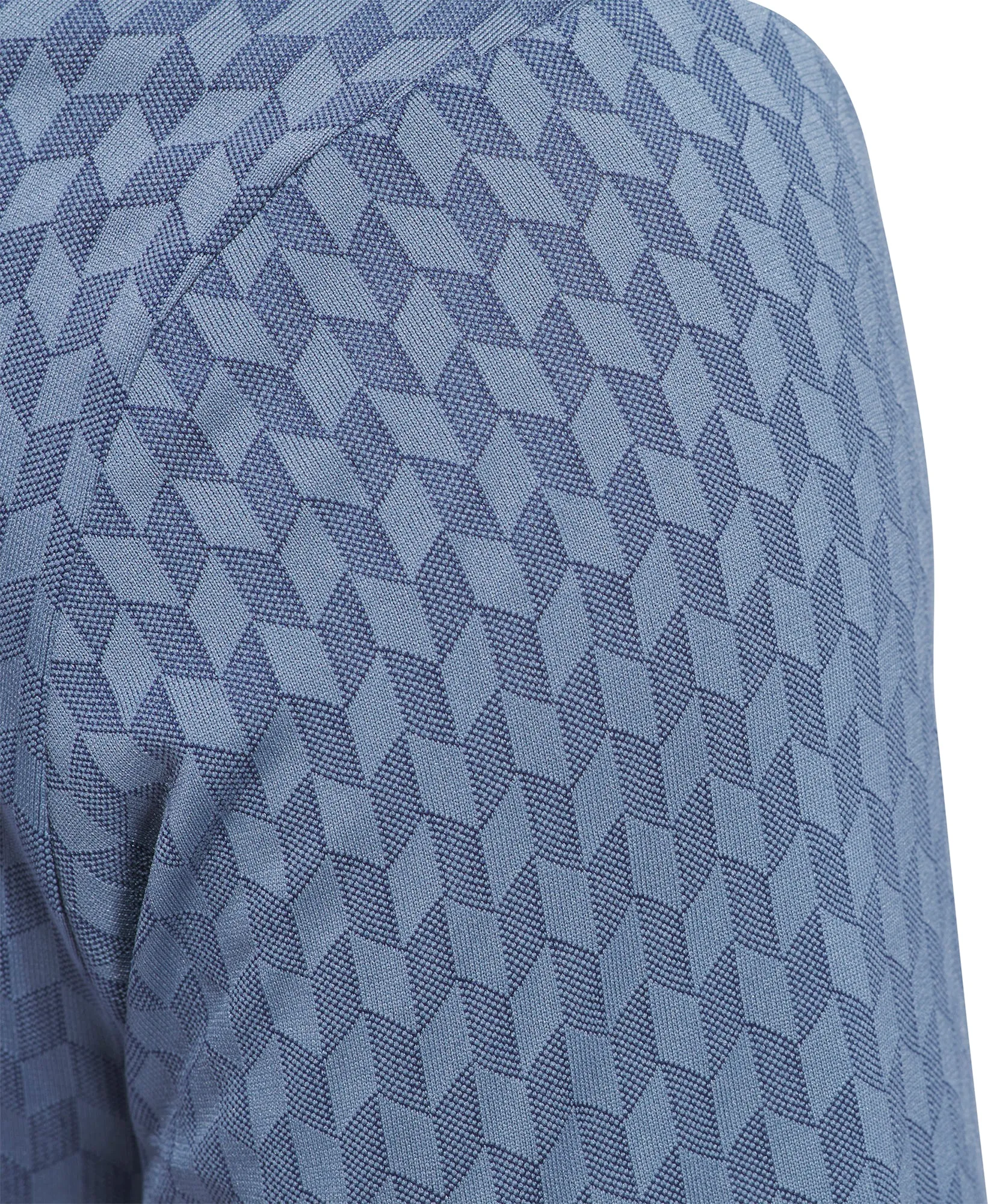 PocketDetail adidas Ultimate365 Tour HEAT.RDY Short Sleeve Mens Golf Polo Shirt - Blue