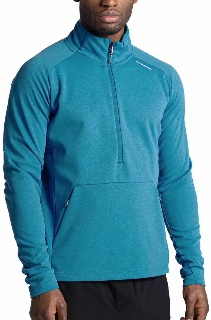 Sleek And Stylish Craghoppers Dynamic Pro Half Zip Mens Fleece Top - Blue