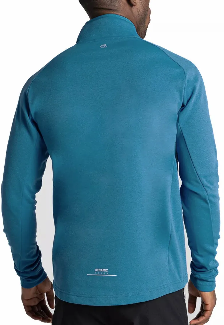 Craghoppers Dynamic Pro Half Zip Mens Fleece Top - Blue MultiPly Fabric