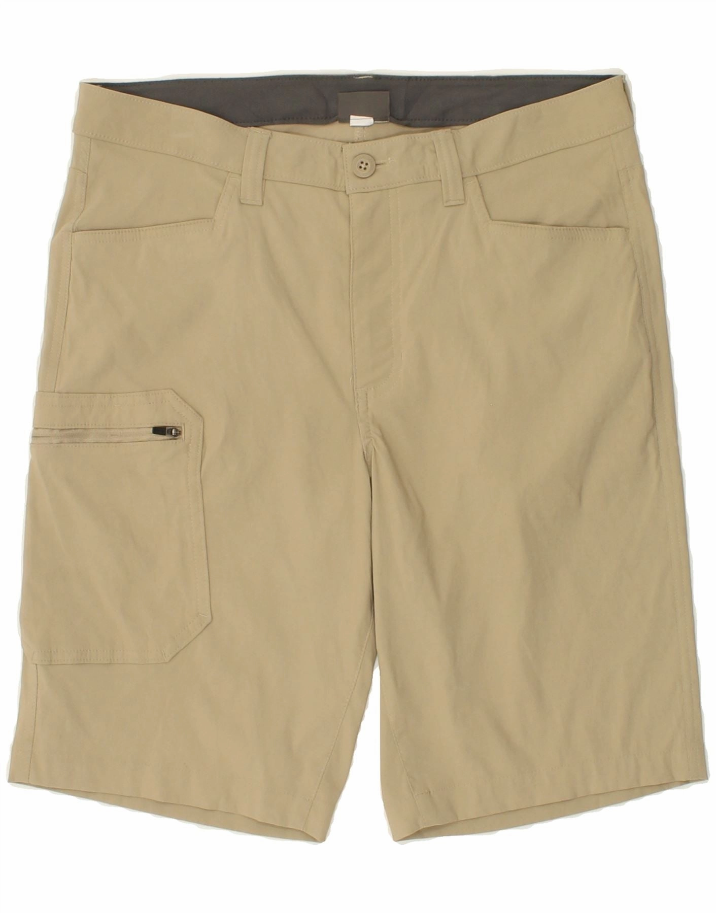 EDDIE BAUER Mens Cargo Shorts W32 Medium Beige Nylon bodysuit
