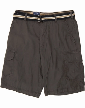 polo shirt IZOD Mens Cargo Shorts W34 Large Grey Cotton