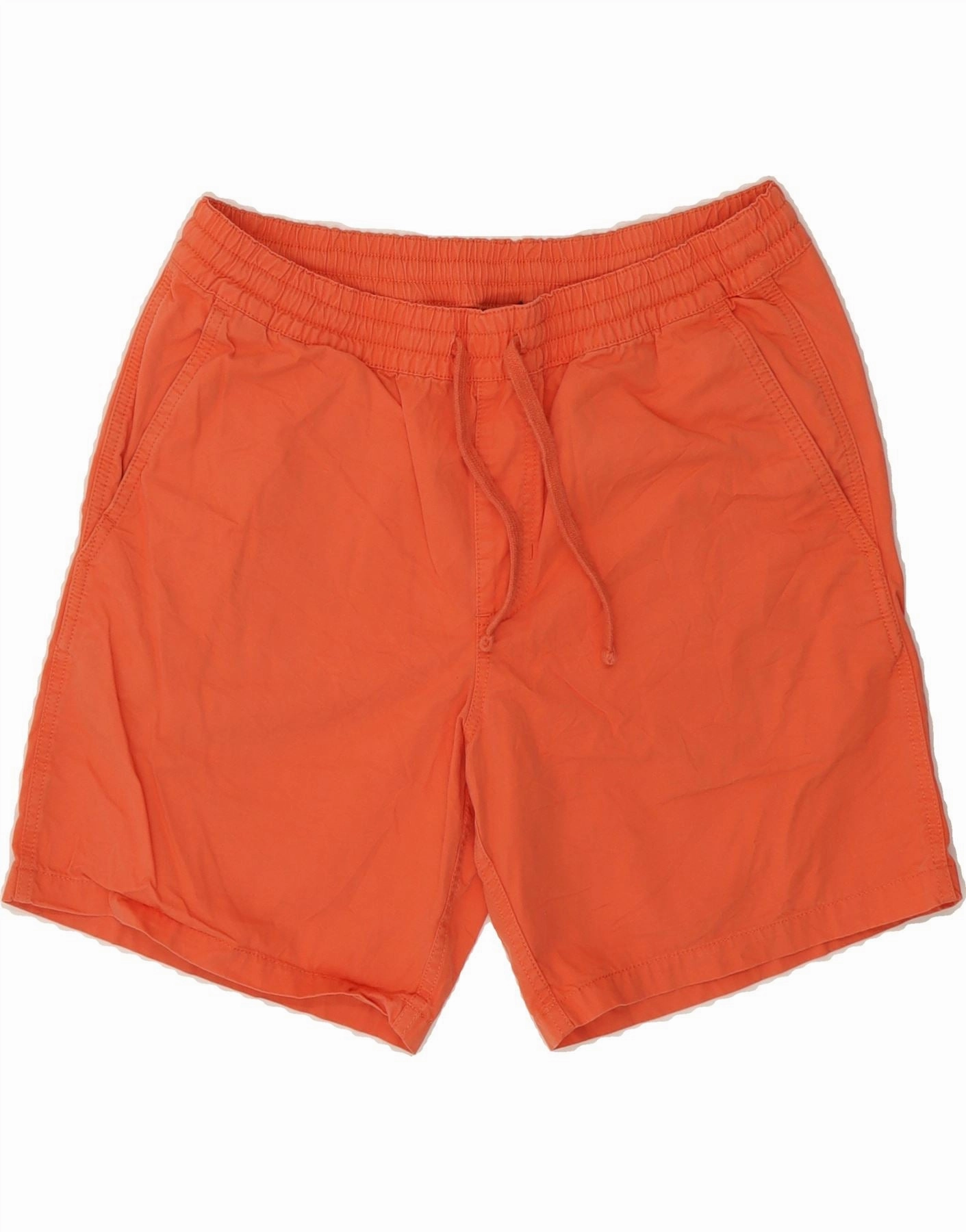 VANS Mens Chino Shorts Medium W30  Orange Cotton UPFProtection Slim Stretch