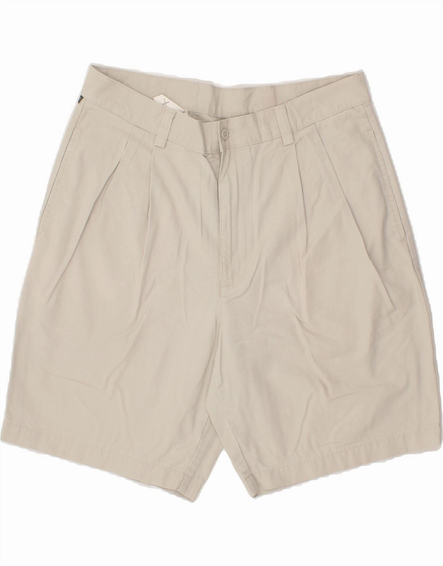 Printed Pattern DOCKERS Mens Pegged Chino Shorts W36 Large Grey Cotton