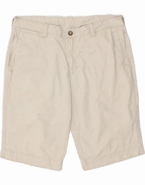 WRANGLER Mens Chino Shorts W36 Large Beige Cotton Reflective accents