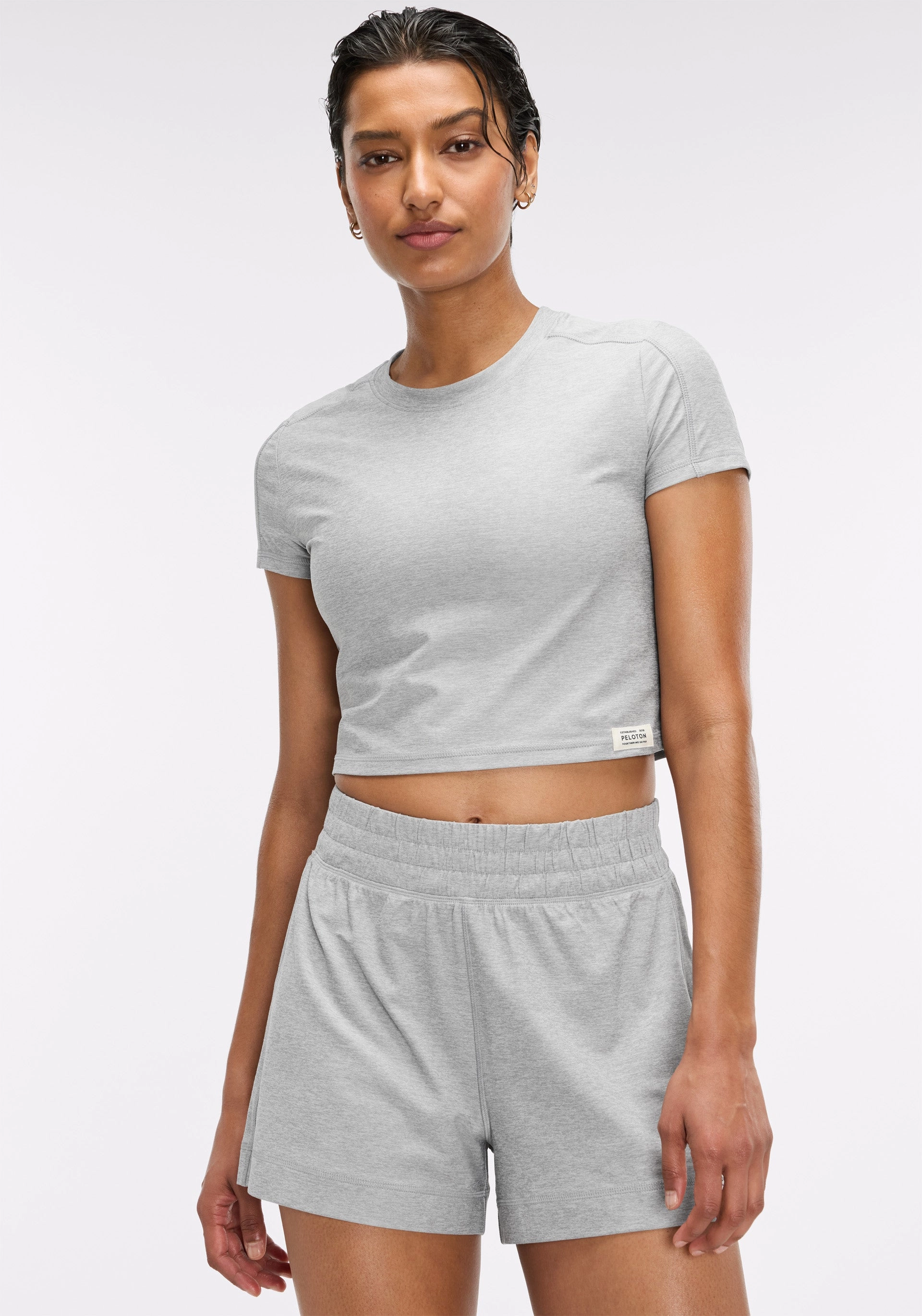 Light Heather Gray Dreamblend Set Secure Pocket Zippers