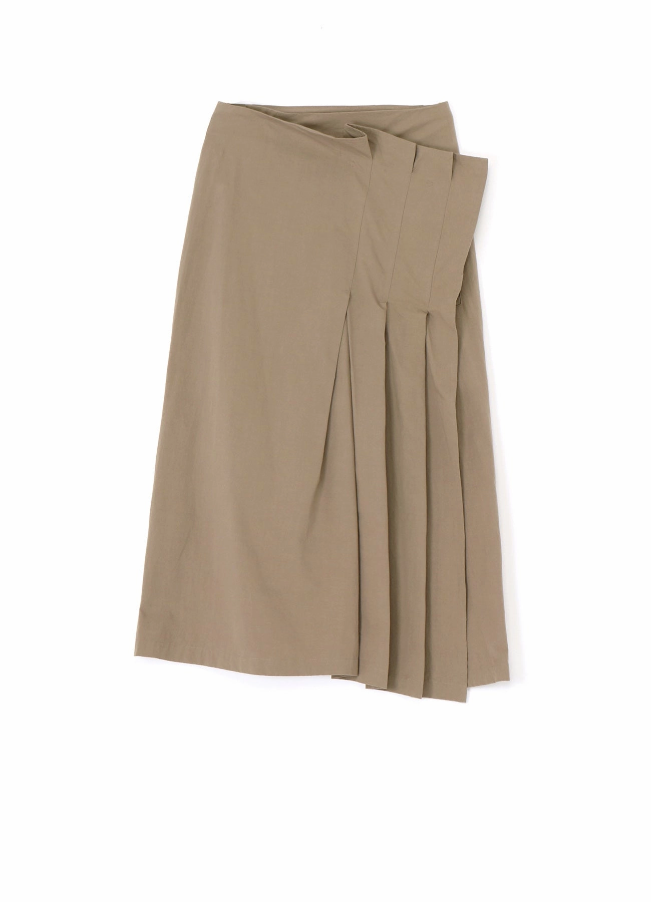 Durable Utility LIGHT TWILL COTTON PLEATED WRAP SKIRT