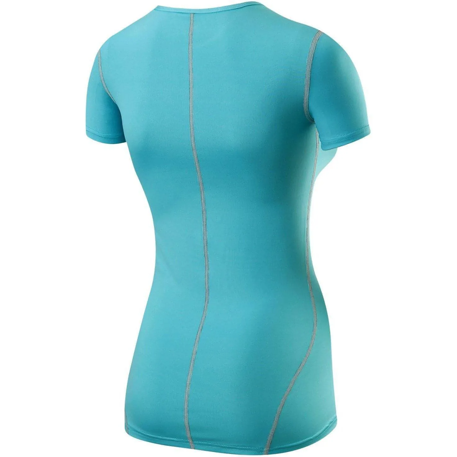 TCA Pro Performance Womens Short Sleeve Baselayer Running Top - Blue Urban Streetwear Quality Comfort