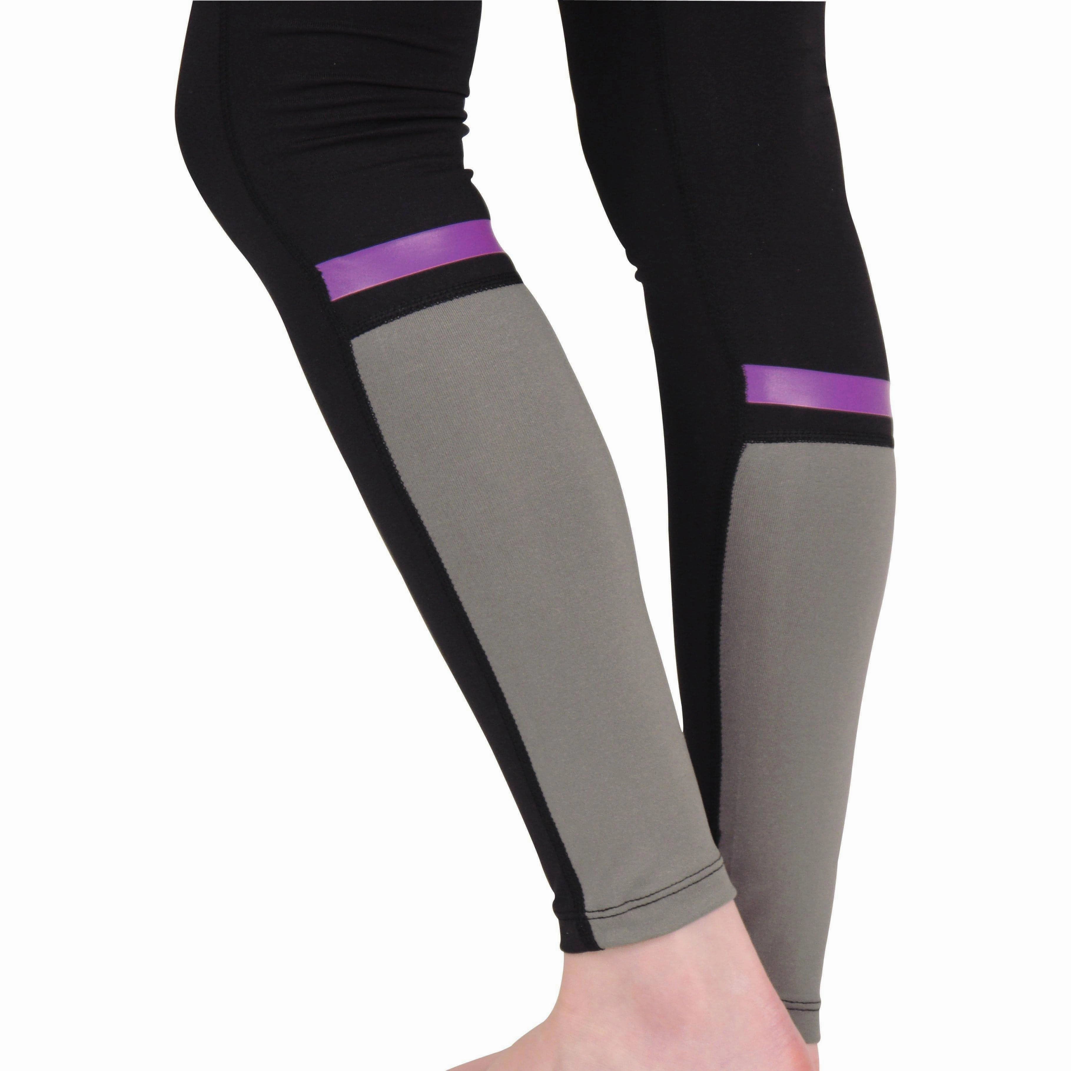 For Teens Winter Sports Modern Comfort More Mile Power Womens Long Running Tights - Black