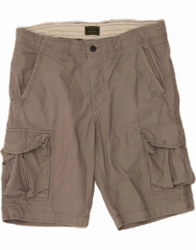 Travel Flex Breathable Stretch JACK & JONES Mens Comfort Fit Cargo Shorts Medium W36 Grey Cotton
