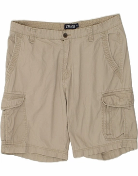 Freestyle Comfort Versatile Piece CHAPS Mens Cargo Shorts W36 Large Beige Cotton