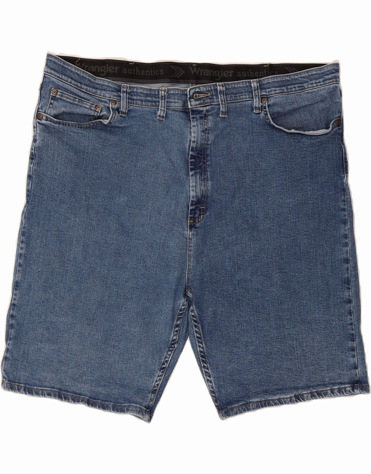 Linen shorts WRANGLER Mens Denim Shorts W46 3XL Blue Cotton