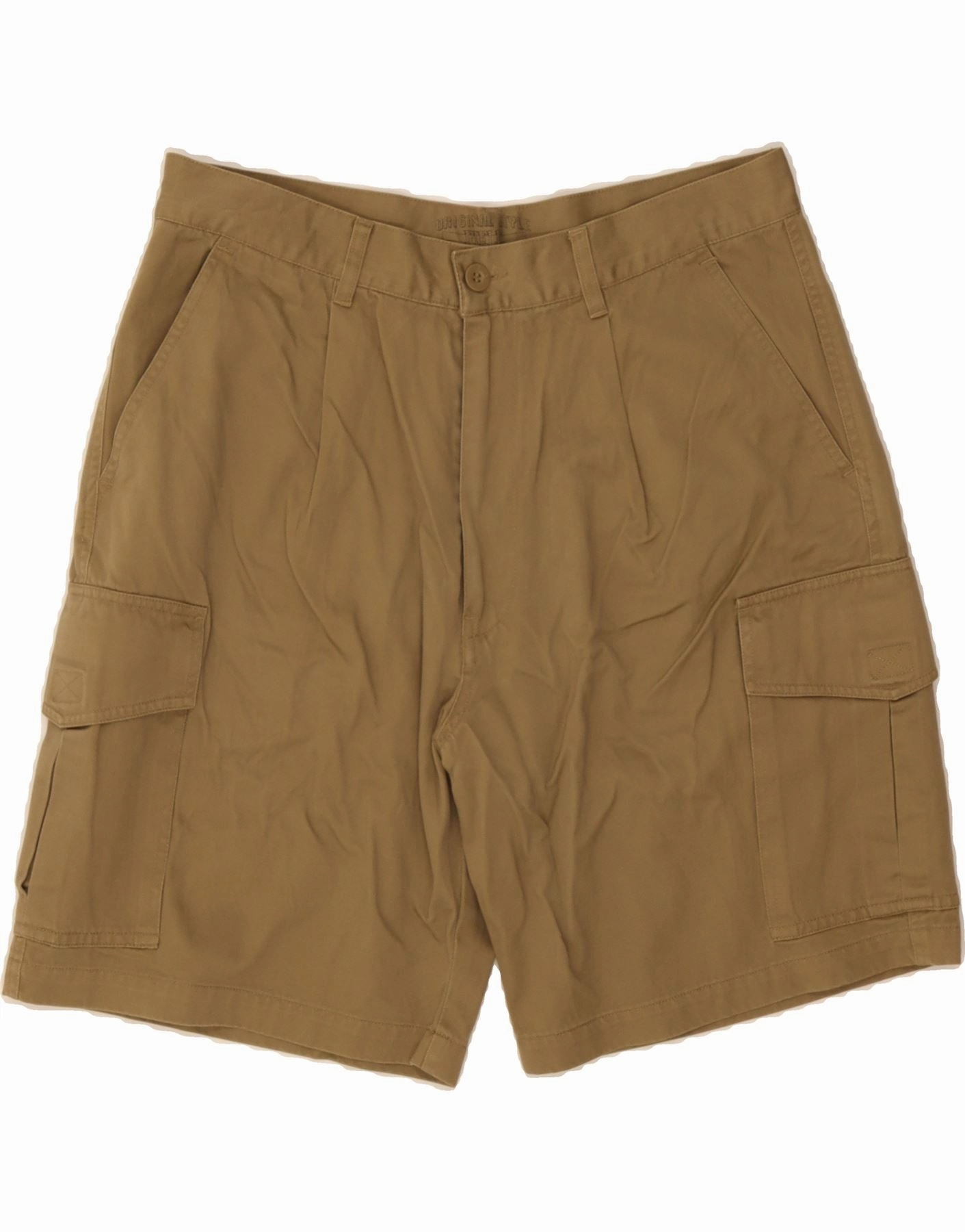Polyester shorts No Friction RIFLE Mens Cargo Shorts W36 Large Brown Cotton