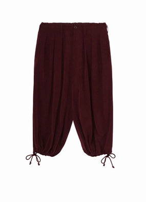 CREPE DE CHINE BALLOON PANTS Layering Essential TailoredSilhouette