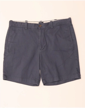 Abrasion Resistant Surface J. CREW Mens Chino Shorts W34 Large Navy Blue Cotton