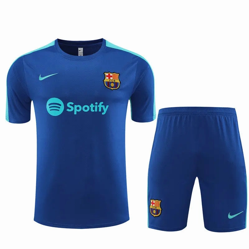 designer venue Feel Barcelona Short Sleeve Training Suit For Men T-shirt/short