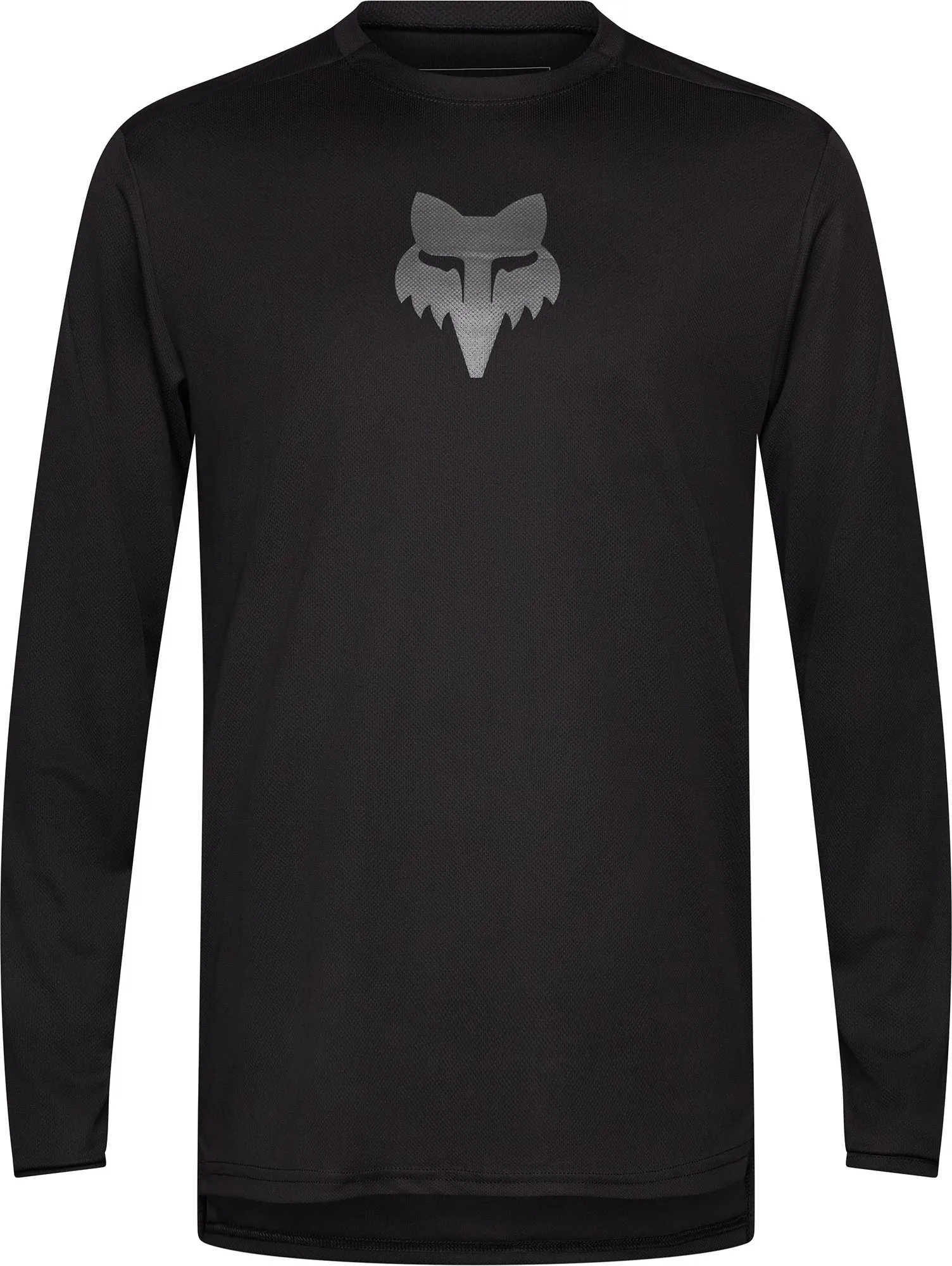 Fox Ranger Fox Head Long Sleeve Mens Cycling Jersey - Black Unisex Fit